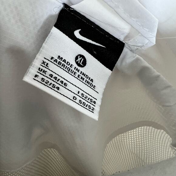 Nike Inter Milan Track Jacket XL Mens Soccer White Blue Full Zip Windbreaker New - Picture 11 of 11